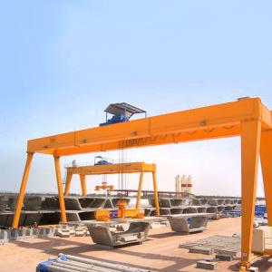 China Remote Control 50 Ton Double Girder Gantry Crane A5 Work Duty factory