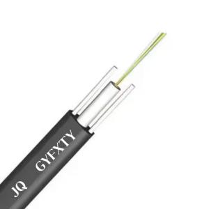 China 2 4 6 8 12 core Single Mode Outdoor Fibre Optic Cable GYFXTY factory
