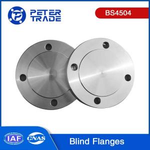 China Carbon Steel Blind Flanges 4 Inch BS4504 BLRF Flanges Blind Plate Flanges PN 25 ASTM A105 for Chemical Industries factory