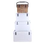 LLDPE Rotomolded Ice Box Cooler Portable 25QT Plastic Insulated