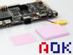 Purple Heatproof PCB Heat Sink Pad , Anti Insulation Thermal Interface Pad