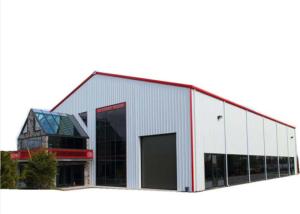 China Low Cost Light Gauge Steel Framing Prefabricated House / Factory / Shed Steel Structure Drawing factory
