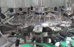 Rice Wine Glass Bottle Filler Machine Industrial 3 - in - 1 Hot Filling Line