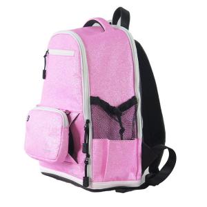 China 20-35 Litre Capacity Fashion Sports Backpack Rose Golden Sparkle Style factory
