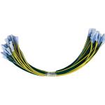2P*20AWG robot wiring harness assembly yellow and green IP68 waterproof