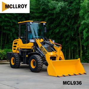 China Compact Wheel Loader Machine 1.1m3 Capacity 3500mm Dumping Height factory