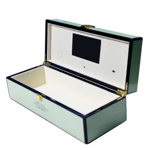 Region LCD Screen Video Gift Box with MP4 Video Format MDF Material