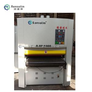 160mm Second Roller Diameter Wood Sanding Machine with Iron Roller and Dust Collection Function