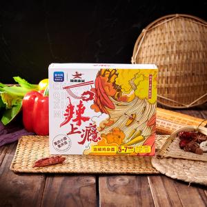 China Handmade Spicy Chinese Instant Noodles Chongqing Xiao Mian Chicken Pickled Pepper factory