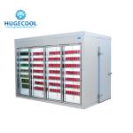 4 Door Convenience Store Fridge , Beverage Cooler Refrigerator For Supermarket
