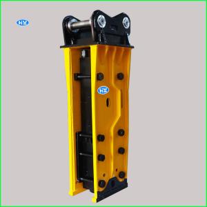 China 42Crmo Excavator Hydraulic Breaker Hammer Backhoe Loader With Two Chisles factory