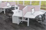 Metal Type Iron Electric L Shape Standing Desk Frame for Height Adjustable