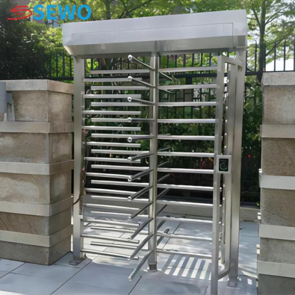 Biometric Full Height Security Turnstile For Parks Stadium Pedestrian Access