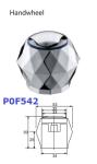 Diamond Type Handles Plastic G1/2 Wall Mounted Water Faucet