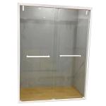Zigzag Bathroom Glass Door Custom Shower Frame 304 Stainless Steel