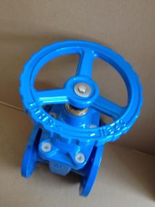 China (BS) Cast Iron Resilient Gate Valve nor-rising stem Flanged Ends factory