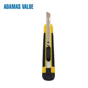China Retractable Pocket Utility Blade Cutter ABS And TPR Case Material 0.4mm Blade Thickness factory