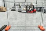 Site Hoarding Temporary Security Fence 2.4m Anti Climb Heras Fencing