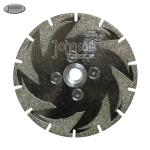 Electroplated Double Sided Maple Leaf Diamond Saw Blade Cutting Grinding Marble