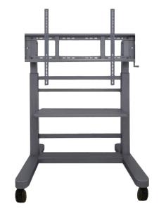 China Aluminum Alloy Interactive Whiteboard Stand TV Mobile Stand Earthquake Resistant 75 INCH factory