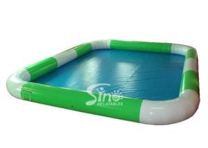 China Outdoor Commercial Inflatable Water Pools with Handing Painting Or Silk Printing factory