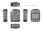 CMOS Sensor Police Body Camera 2500mAh SONY323 Beep Alert