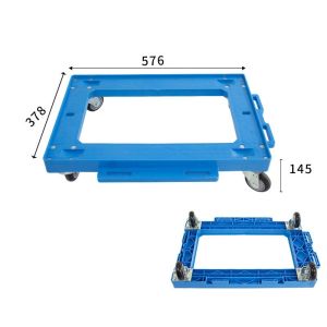 Trailer, Storage Container, Nesting and Stackable Plastic Storage Box with Lid