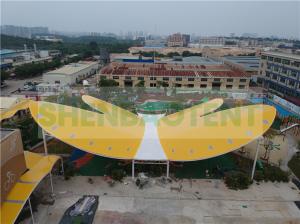 China Animal Butterfly Shape Tensile Shade Structures For Playground Primary School factory