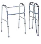 Anti Sliding Aluminum Adjustable Folding Walker , Stable Light Weight Rollator