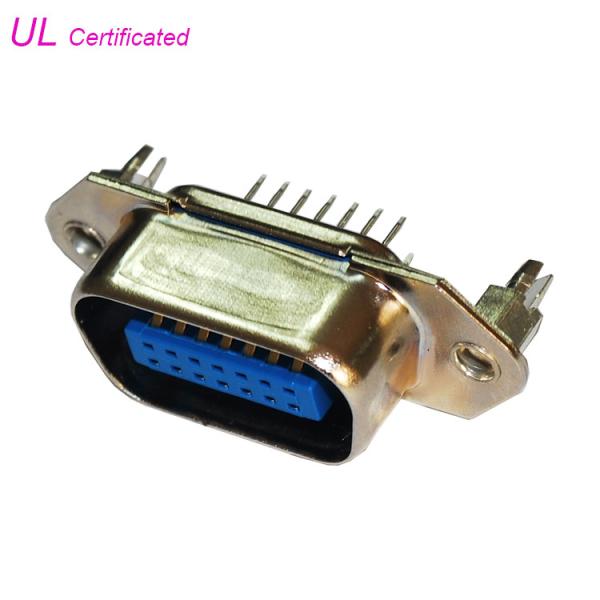 14 Pin Straight Angle Male PCB Connector DIP Type Centronic Connector 50pin