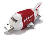 Promotional Plane shape USB drives small Plastic logo customized