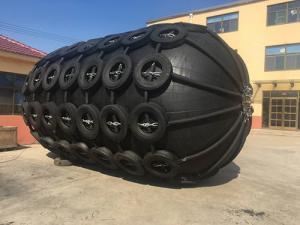 China Dia 2.5m Protection Pneumatic Ship Fender ISO17357 Inflatable Fenders For Boats factory