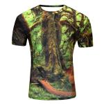 Outdoor Gym Slim Fit Mens Sport Tee Shirts Quick Drying Short Sleeve
