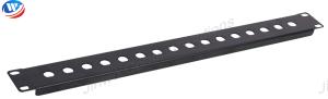 China 19in 16 Port Keystone Patch Panel Cold Rolled Steel Blanking Panels Data Center factory