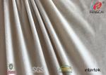 Short Piles Lycra Spandex Velvet Fabric , Elastic Brushed Tricot Fabric