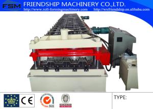 China 15KW 380V Metal Deck Roll Forming Machine With 2.0mm GI Steel 900mm width factory