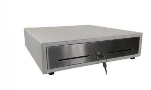 China Automatic POS Stainless Panel POS Classic Metal 24V USB Cash Drawer factory