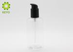 Transparent PET Shampoo And Conditioner Bottles 200ml With Self Lock Pump