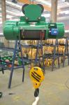 Large Lifting Capacity Electric Wire Rope Hoist , Single Speed Electric Trolley