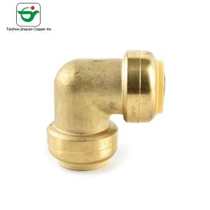 China 200psi 5 Years Lead Free Brass 1/2&quot; Push Fit Plumbing Fittings factory