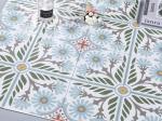 Acid-Resistant Gray And Green 20x20cm Ceramic Rustic Tile For Dining Room And