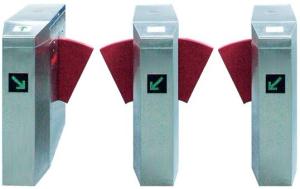 China ID Card Oudoor Waterproof Two-way Direction Self-checking Swing Arm Barrier 285mm RS485 factory