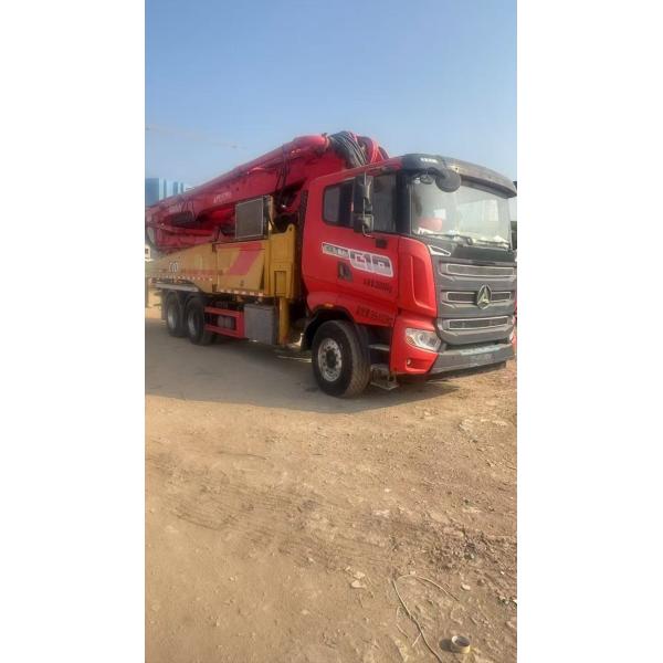 Horizontal Used Cement Concrete Pump Trucks 42m 35000kg