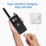 LED Display Real Channels Walkie Talkie Toy D27 Ctcss 99 Free License With 0.5W