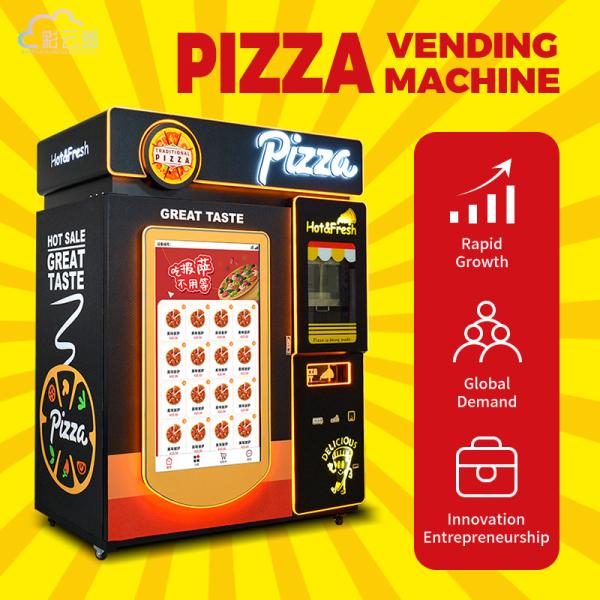 China Satisfy Your Pizza Cravings with 1800*1120*2400mm Pizza Vending Machine 1" or 60" Options factory