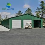 High Strength Car Garage Buildings Wind Resistant Seismic Resistant Metal Car