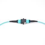 Aqua W Mtp To Lc Adapter OM3 Mounting Flange Fiber Optic Adapter