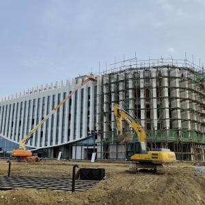 China Q235 EPS Aluminium Glass Curtain Wall Frame Profile Light Curtain Wall 50mm factory