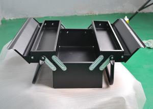 China 18 Inch 3 Trays Stretchable Metal Cantilever Tool Box With 2 Handles factory