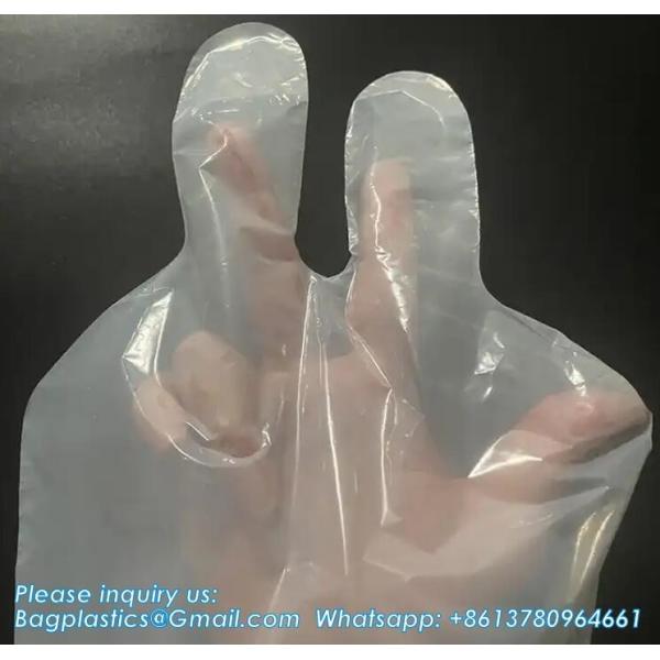 Disposable Non-Slip Finger Stall Finger Cot 2 Finger-gloves, Medical Using Individual Disposable Plastic Finger Cot